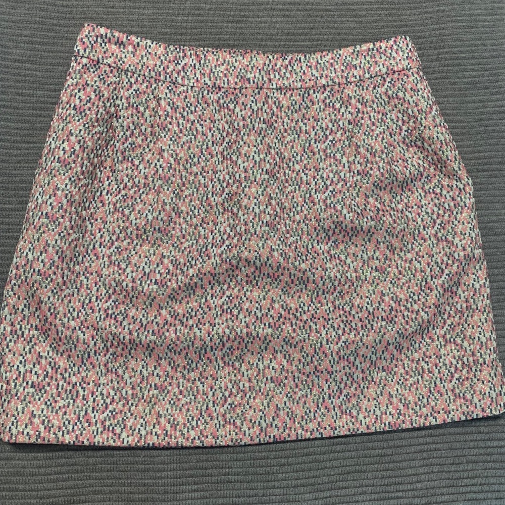 J. Crew Metallic Knit Skirt